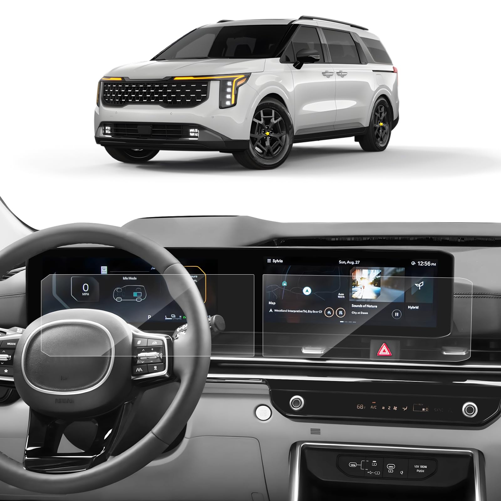 Amazon.com: SKTU 4PCS for 2025 2026 Kia Carnival Accessories